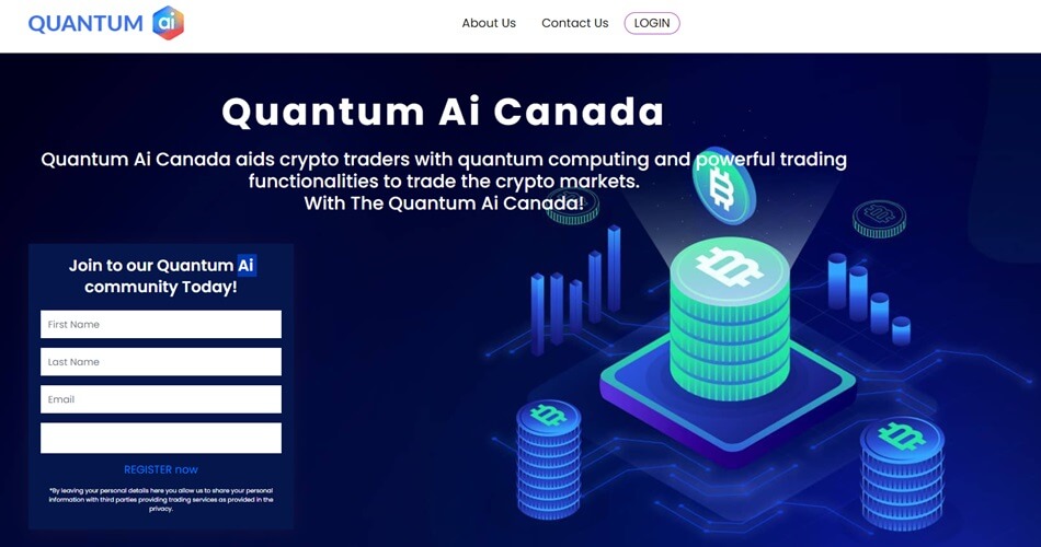 Screenshot of quantum-ai.ca