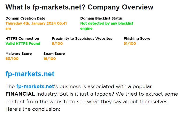 fpmarkets.net scam or not